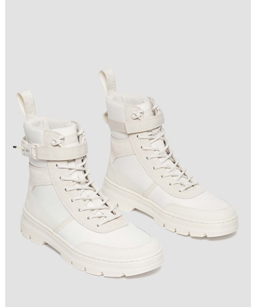 ドクターマーチン COMBS TECH Ⅱ 【28.0】 タイ ブーツ ホワイト Combs Tech II Poly & Leather Casual Boots in Off White | Dr