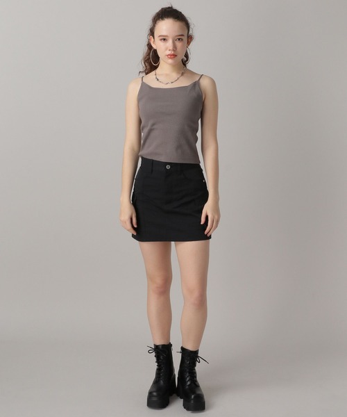 FOREVER 21（フォーエバー トゥエンティーワン）の「【2024SS】カップ付きリブキャミ（キャミソール・レディース・ホワイト/ブラウン/ブルー/ブラック・SMALL/MEDIUM/LARGE）」の19枚目の写真