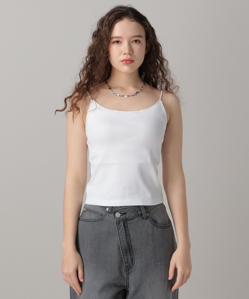 FOREVER 21（フォーエバー トゥエンティーワン）の「【2024SS】カップ付きリブキャミ（キャミソール・レディース・ホワイト/ブラウン/ブルー/ブラック・SMALL/MEDIUM/LARGE）」の12枚目の写真