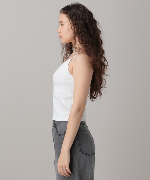 FOREVER 21（フォーエバー トゥエンティーワン）の「【2024SS】カップ付きリブキャミ（キャミソール・レディース・ホワイト/ブラウン/ブルー/ブラック・SMALL/MEDIUM/LARGE）」の13枚目の写真