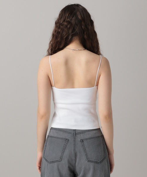 FOREVER 21（フォーエバー トゥエンティーワン）の「【2024SS】カップ付きリブキャミ（キャミソール・レディース・ホワイト/ブラウン/ブルー/ブラック・SMALL/MEDIUM/LARGE）」の14枚目の写真