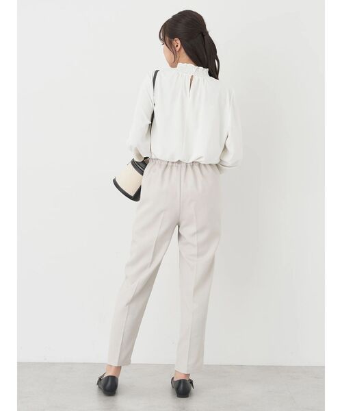 earth music&ecology（アースミュージックアンドエコロジー）の「シャーリングブラウス（シャツ/ブラウス・レディース・ライトピンク/サックスブルー/オフホワイト/ドット・FREE）」の18枚目の写真