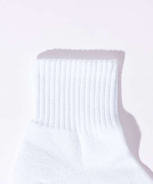 HANES（ヘインズ）の「【Hanes/ヘインズ】HMSBW201 BEEFY クォーターレングスソックス2P/ビーフィー/2Pソックス（ソックス/靴下・メンズ・ブラック/ホワイト・25cm～27cm）」の8枚目の写真