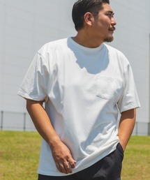 大きいサイズ Tシャツ 半袖 ポケット付き ヘビーウェイト 無地  メンズ