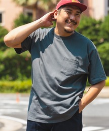 大きいサイズ Tシャツ 半袖 ポケット付き ヘビーウェイト 無地 メンズ