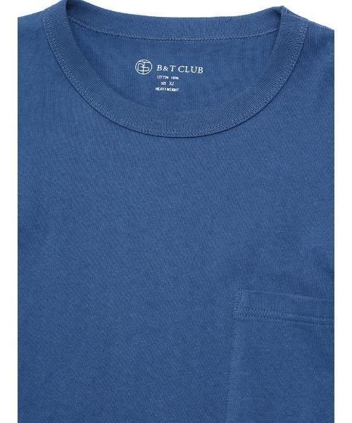 B&T CLUB(ビーティークラブ)の「大きいサイズ Tシャツ 半袖 ポケット付き ヘビーウェイト 無地 メンズ(Tシャツ/カットソー・メンズ・ブラック/ワイン/ブルー/ダークグリーン/ダークグレー/オレンジ/ネイビー/ホワイト/ダークブラウン/ベージュ/グレー/カーキ/ライトベージュ/サックスブルー・X1(3L~4L)/X2(4L~5L)/X4(8L~9L)/X3(6L~7L)/X5(9L~10L))」の18枚目の写真