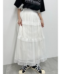 WC | シフォンティアードスカート(スカート)
