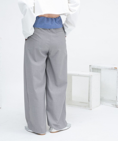 KBF（ケイビーエフ）の「WIDEベルトパンツ（その他パンツ）」 - WEAR