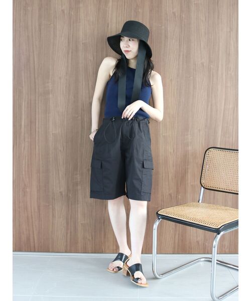 Ungrid(アングリッド)の「アメスリニットタンクトップ(タンクトップ・レディース・オレンジ/ピンク/シルバー/ネイビー・FREE)」の8枚目の写真