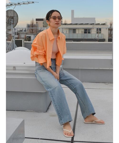 Ungrid(アングリッド)の「アメスリニットタンクトップ(タンクトップ・レディース・オレンジ/ピンク/シルバー/ネイビー・FREE)」の16枚目の写真