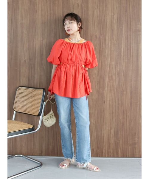 Ungrid(アングリッド)の「アメスリニットタンクトップ(タンクトップ・レディース・オレンジ/ピンク/シルバー/ネイビー・FREE)」の17枚目の写真