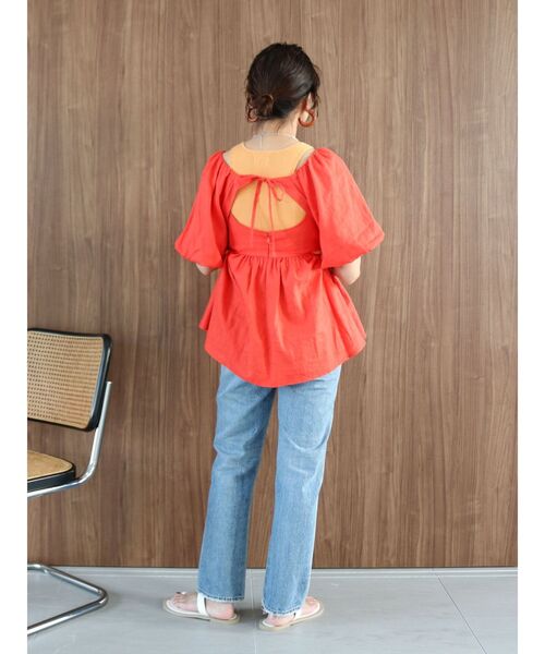 Ungrid(アングリッド)の「アメスリニットタンクトップ(タンクトップ・レディース・オレンジ/ピンク/シルバー/ネイビー・FREE)」の18枚目の写真