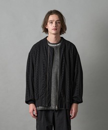 SLICK（スリック）の「エンブロイダリーボンバージャケット（ブルゾン