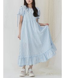 merry jenny | ギンガムリボンワンピース(ワンピース)