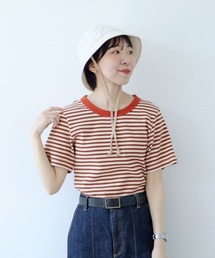 PAR ICI | ランダムテレコボーダー 半袖Tシャツ(Tシャツ/カットソー)