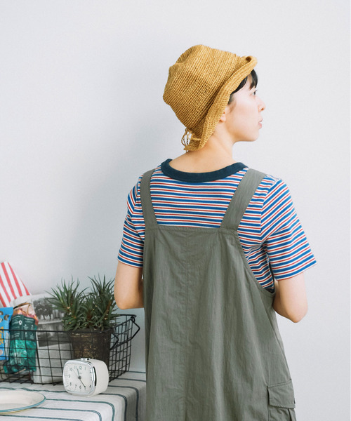 PAR ICI（パーリッシィ）の「ランダムテレコボーダー 半袖Tシャツ（Tシャツ/カットソー・レディース・ブルー/アイボリー・FREE）」の22枚目の写真