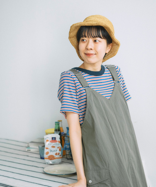 PAR ICI（パーリッシィ）の「ランダムテレコボーダー 半袖Tシャツ（Tシャツ/カットソー・レディース・ブルー/アイボリー・FREE）」の19枚目の写真