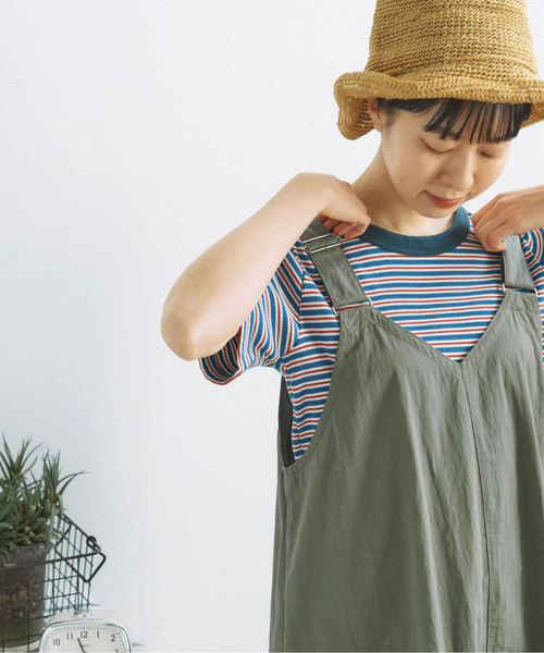 PAR ICI（パーリッシィ）の「ランダムテレコボーダー 半袖Tシャツ（Tシャツ/カットソー・レディース・ブルー/アイボリー・FREE）」の20枚目の写真