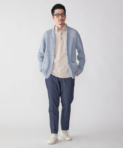 SHIPS（シップス）の「【WEB限定】SHIPS:〈吸水速乾〉ドライピケ ワンポイント ロゴ ボタンダウン ポロシャツ（ポロシャツ・メンズ・ブラック/ベージュ/ネイビー/ロイヤルブルー/ダークグレー/ブラウン/グレー・SMALL/MEDIUM/LARGE/X-LARGE）」の11枚目の写真