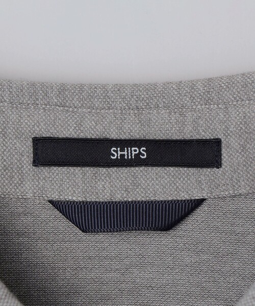 SHIPS(シップス)の「【WEB限定】SHIPS:〈吸水速乾〉ドライピケ ワンポイント ロゴ ボタンダウン ポロシャツ(ポロシャツ・メンズ・ブラック/ベージュ/ネイビー/ロイヤルブルー/ダークグレー/ブラウン/グレー・SMALL/MEDIUM/LARGE/X-LARGE)」の12枚目の写真