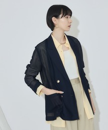 Dignite collier（ディニテコリエ）の「Dignite collier メッシュダブルジャケット（テーラードジャケット）」