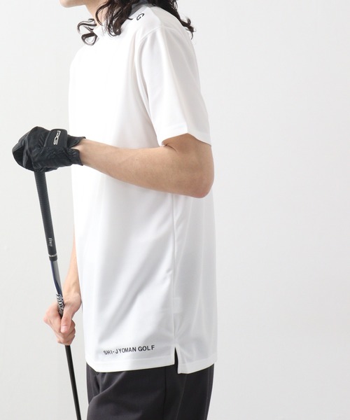 FUNALIVE(ファンアライブ)の「GOLF クルー鹿の子(SHI-JYOMAN GOLF)(Tシャツ/カットソー・メンズ・ブラック/ホワイト/チャコールグレー/チャコール/ホワイト系/ブラック系・XL/M/L)」の14枚目の写真