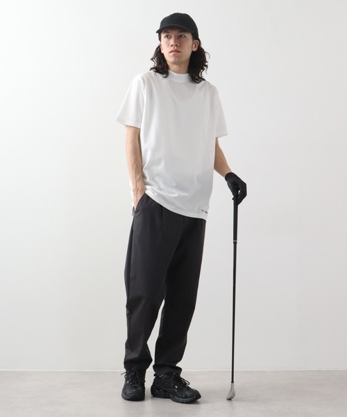 FUNALIVE(ファンアライブ)の「GOLF クルー鹿の子(SHI-JYOMAN GOLF)(Tシャツ/カットソー・メンズ・ブラック/ホワイト/チャコールグレー/チャコール/ホワイト系/ブラック系・XL/M/L)」の17枚目の写真