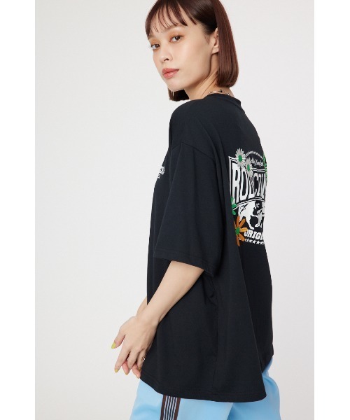 RODEO CROWNS WIDE BOWL(ロデオクラウンズワイドボウル)の「Flower Bloom Logo Tシャツ(Tシャツ/カットソー・レディース・ブラック/ホワイト/ミント/ライトピンク/ライトカーキ・SMALL/MEDIUM)」の8枚目の写真