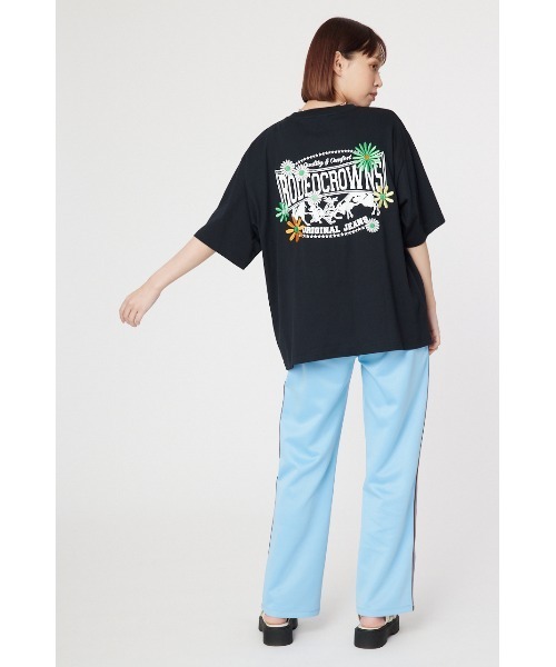 RODEO CROWNS WIDE BOWL(ロデオクラウンズワイドボウル)の「Flower Bloom Logo Tシャツ(Tシャツ/カットソー・レディース・ブラック/ホワイト/ミント/ライトピンク/ライトカーキ・SMALL/MEDIUM)」の11枚目の写真