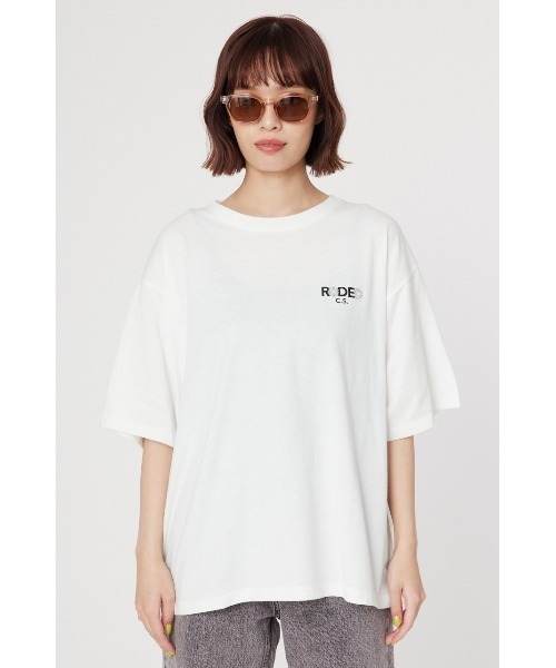 RODEO CROWNS WIDE BOWL(ロデオクラウンズワイドボウル)の「Flower Bloom Logo Tシャツ(Tシャツ/カットソー・レディース・ブラック/ホワイト/ミント/ライトピンク/ライトカーキ・SMALL/MEDIUM)」の20枚目の写真