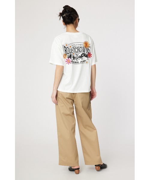 RODEO CROWNS WIDE BOWL(ロデオクラウンズワイドボウル)の「Flower Bloom Logo Tシャツ(Tシャツ/カットソー・レディース・ブラック/ホワイト/ミント/ライトピンク/ライトカーキ・SMALL/MEDIUM)」の15枚目の写真