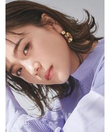 Te chichi | テクスチャーサークルピアス(ピアス（両耳用）)