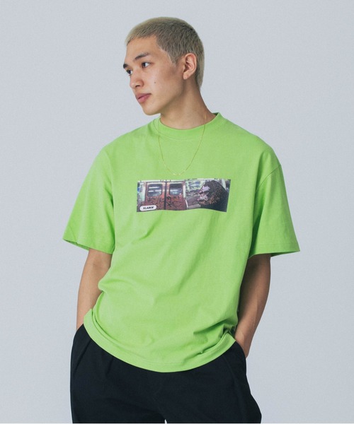 完売必須 大人気 XLARGE SUBWAY S/S TEE フロントグラフィック◎ セール】SUBWAY S/S TEE(Tシャツ/カットソー)|XLARGE