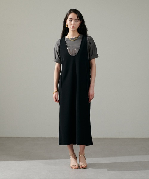 LARUTA(ラルータ)の「【LARUTA】6分袖ロゴT(Tシャツ/カットソー・レディース・ラベンダー/ベージュ/チャコールグレー/オフホワイト・FREE)」の21枚目の写真