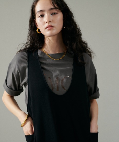 LARUTA(ラルータ)の「【LARUTA】6分袖ロゴT(Tシャツ/カットソー・レディース・ラベンダー/ベージュ/チャコールグレー/オフホワイト・FREE)」の17枚目の写真