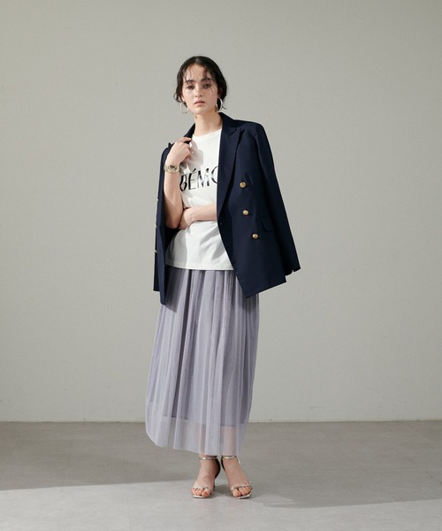 LARUTA(ラルータ)の「【LARUTA】6分袖ロゴT(Tシャツ/カットソー・レディース・ラベンダー/ベージュ/チャコールグレー/オフホワイト・FREE)」の15枚目の写真