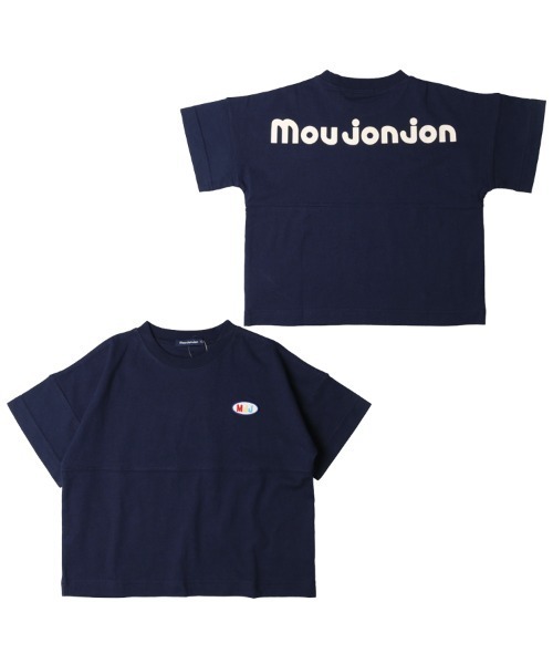 Moujonjon（ムージョンジョン）の「バックロゴプリントTシャツ（T 