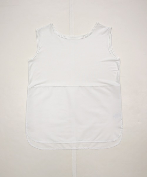 and it_(アンドイット)の「選べる2タイプ理想系レイヤードノースリーブインナー(タンクトップ・レディース・オフホワイト/ブラック・S-Long/L-Long/M-Long/M/S/L)」の13枚目の写真