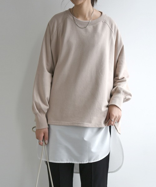 and it_(アンドイット)の「選べる2タイプ理想系レイヤードノースリーブインナー(タンクトップ・レディース・オフホワイト/ブラック・S-Long/L-Long/M-Long/M/S/L)」の9枚目の写真