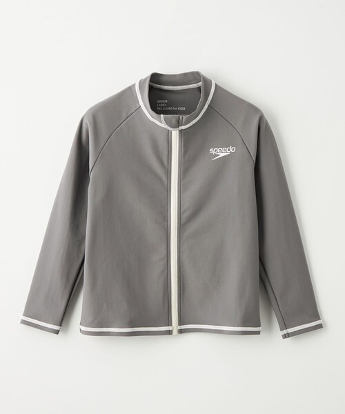 Speedo（スピード）の「【別注】＜SPEEDO＞ラッシュガード 120cm-130cm（ラッシュガード・キッズ・ダークグレー/ライトブルー・120cm/130cm）」の12枚目の写真