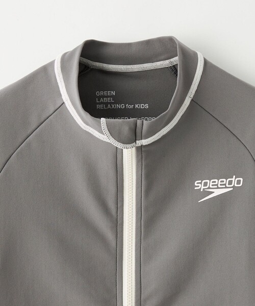 Speedo（スピード）の「【別注】＜SPEEDO＞ラッシュガード 120cm-130cm（ラッシュガード・キッズ・ダークグレー/ライトブルー・120cm/130cm）」の14枚目の写真