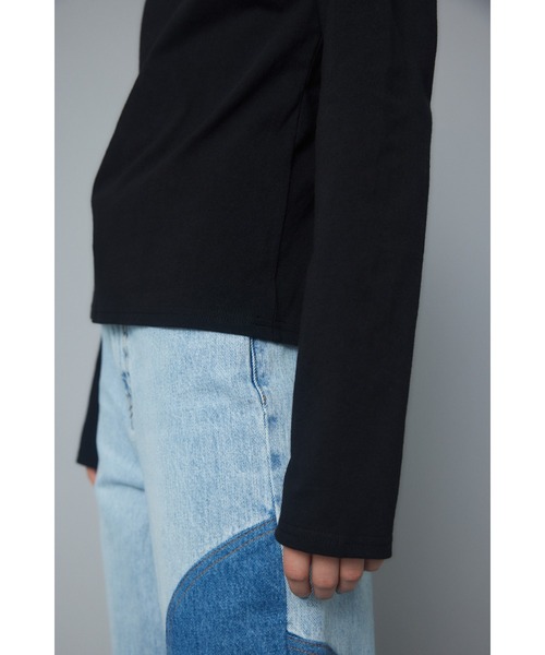 【セール】Back open gather tops バックオープンギャザートップス（Tシャツ/カットソー）｜HeRIN.CYE（ヘリンドットサイ）