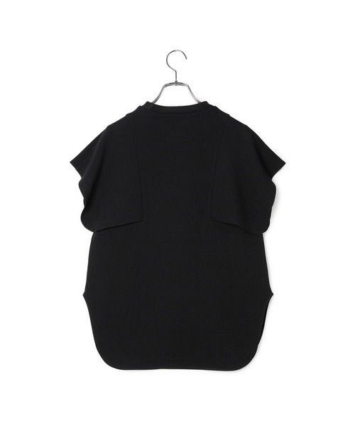 ADAM ET ROPE'(アダムエロペ)の「【サステナブル・WEB限定】スクエアスリーブプルオーバー(Tシャツ/カットソー・レディース・ホワイト/レッド/ホワイト系その他/ブラック・FREE)」の18枚目の写真