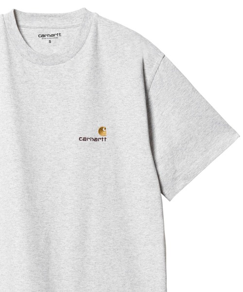 【セール】Carhartt WIP/カーハートダブリューアイピー 半袖Tシャツ 刺繍ロゴ ルーズフィット MUJI I032218（Tシャツ/カットソー）｜Carhartt（カーハート）