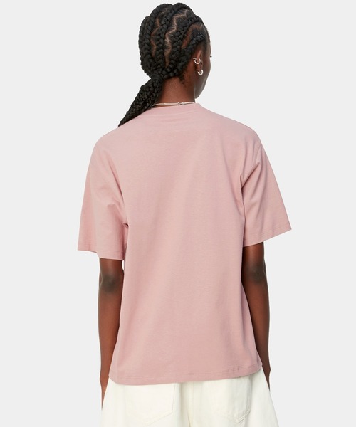 Carhartt(カーハート)の「Carhartt WIP/カーハートダブリューアイピー 半袖Tシャツ 刺繍ロゴ ルーズフィット MUJI I032218(Tシャツ/カットソー・レディース・ブラック/グレー/ピンク/ホワイト・S/M)」の19枚目の写真