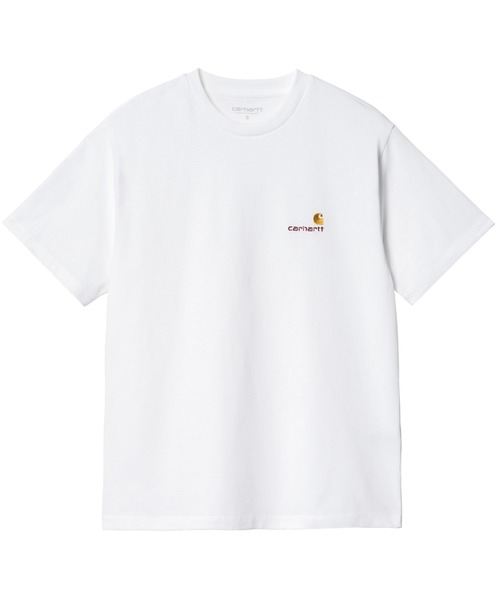 Carhartt(カーハート)の「Carhartt WIP/カーハートダブリューアイピー 半袖Tシャツ 刺繍ロゴ ルーズフィット MUJI I032218(Tシャツ/カットソー・レディース・ブラック/グレー/ピンク/ホワイト・S/M)」の9枚目の写真