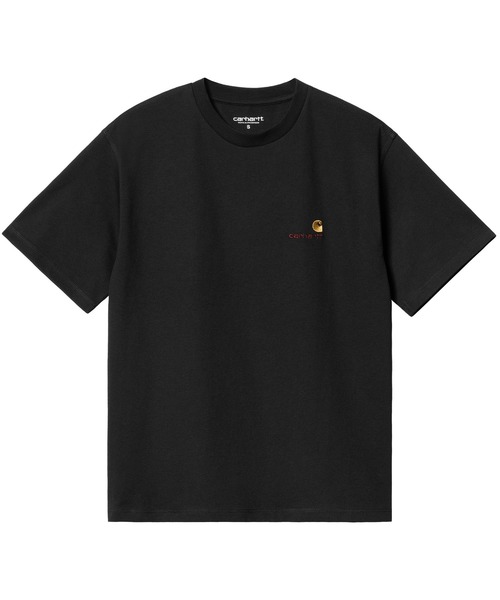 Carhartt(カーハート)の「Carhartt WIP/カーハートダブリューアイピー 半袖Tシャツ 刺繍ロゴ ルーズフィット MUJI I032218(Tシャツ/カットソー・レディース・ブラック/グレー/ピンク/ホワイト・S/M)」の14枚目の写真