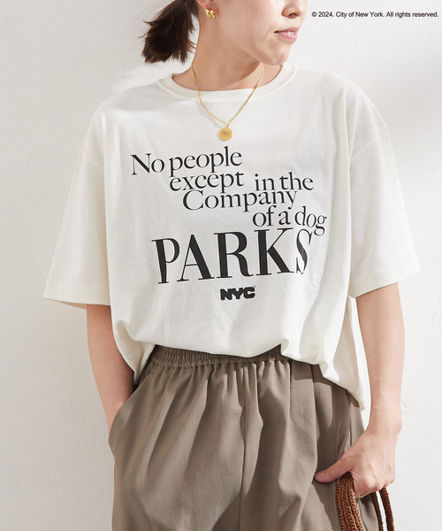 GOOD ROCK SPEED（グッドロックスピード）の「《追加2》《別注》【NYC × GOOD ROCK SPEED】PARKS TEE：Tシャツ（Tシャツ/カットソー・レディース・ホワイト・FREE）」の4枚目の写真