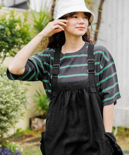 niko and...（ニコアンド）の「COLORマイスターTEE（Tシャツ/カットソー・レディース・ブラック/アイボリー/グレー/ブルー/オフホワイト/ピンク/チャコール/イエロー・SHORT/MEDIUM）」の4枚目の写真