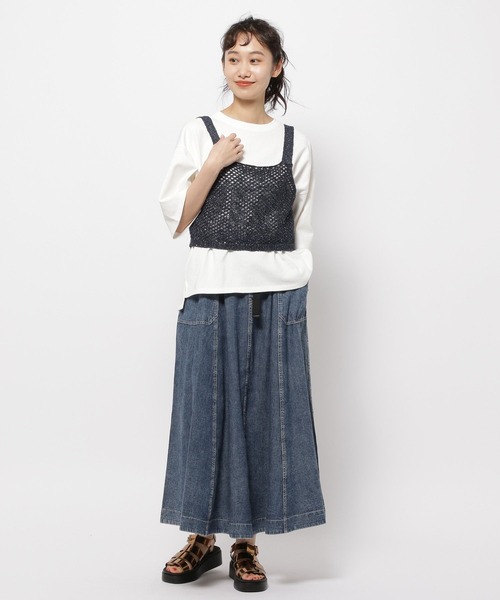 niko and...（ニコアンド）の「COLORマイスターTEE（Tシャツ/カットソー・レディース・ブラック/アイボリー/グレー/ブルー/オフホワイト/ピンク/チャコール/イエロー・SHORT/MEDIUM）」の16枚目の写真